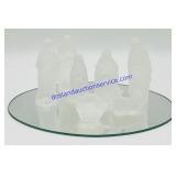 Frosted Glass Nativity Scene