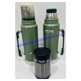 Pair of Stanley Thermos and Thermos Funtainer