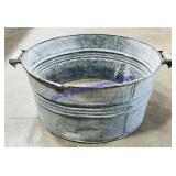 Large Galvanized Tub