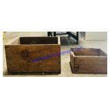 Pair of Wooden Crates