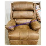 Upholstered Power Recliner w/ USB Port - Works As