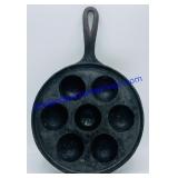 Cast Iron Aebleskiver Pan