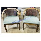 Pair of Retro Sitting Chairs (29")