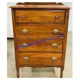 Antique Chest of Drawers- on wheels (48 x 23 x 16)