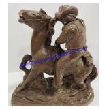 Pottery Cowboy Decor from Mexico 14x15