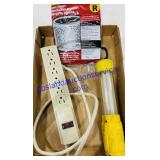 Shop Vac Filter, Power Strip, and Hanging