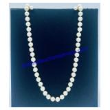 Pearl Necklace & Earrings