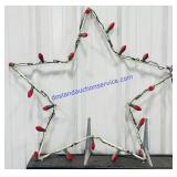 Large Metal Lighted Star (41")