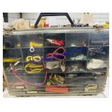 Tackle Box with Misc Hardware and Tools