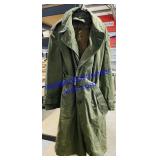 Green Trench Coat Size M
