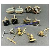Lot of Cuff Links & Tie Tacks
