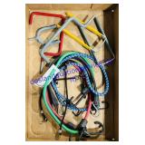Lot of Small Bungee Straps & Hooks