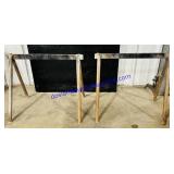 Pair of Metal Saw Horses