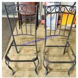 Pair of Metal Chairs - No Seats