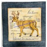 Whitetail Deer Wall Plaque (11 x 11)