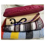 Lot of Blankets and Carrying Pillow/Blanket