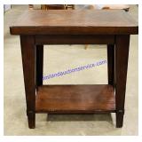 Solid Wood Side Table (24 x 24 x 15) - Very
