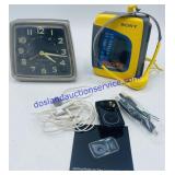 SanDisk MP3 Player, Radio/Cassette Walkman, and
