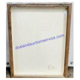 Barn Wood Framed Picture - Has Glass (17 x 13)
