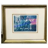 Guys On A Bench Print (16 x 14)