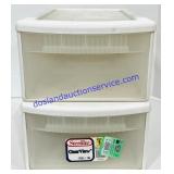 Pair of Clear View Storage Drawers