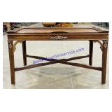 Ornate Wooden Side Table (30 x 17 x 16)