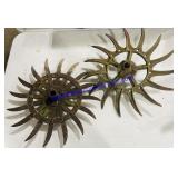 Pair of Rotary Hoe Wheels