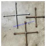 Set of 3 Lug Wrenches