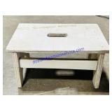 Small Wooden Stool (14 x 9 x 7)