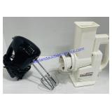 Hand Mixer and Salad Shooter