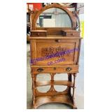 Antique High-Boy Secretary Desk (66 x 30 x 13)