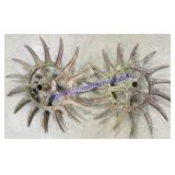 Pair of Rotary Hoe Wheels