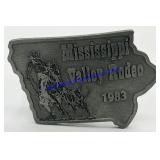 1983 Mississippi Valley Rodeo Belt Buckle
