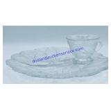 Set of (8) Glass Luncheon Sets