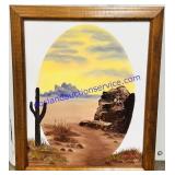Desert Canvas Painting (24 x 19)