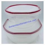 Pair of Sterilite Latching Storage Containers