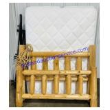 Queen Sized Log Bed Frame - Denver Mattress &