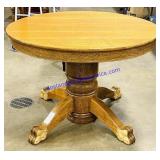 Claw Foot Dining Table & Leaf (42 x 29)