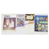 Lot of Misc. Books & Saturday Evening Post Litho
