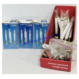 Lot of Battery Powered Candlesticks - Unknown