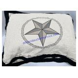 Pair of Standard Pillows with Star Sham