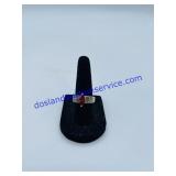 925 Stamped Jeweled Ring Size 6