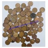 100 1945 Wheat Pennies