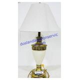 Metal Base & Cloth Shade Lamp 30"