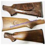 3 Wooden Gun Stocks