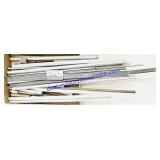 Lot of Mixed Metal Flat & Round Bar