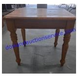 Wooden Side Table. 21"x24"x22"