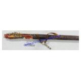 Vintage Leather Arrow Carrying Satchel With