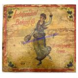Vintage Wooden Independent Baking Co. Davenport,