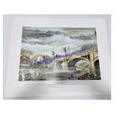 3 Water Paintings By A. Brockie Stevenson